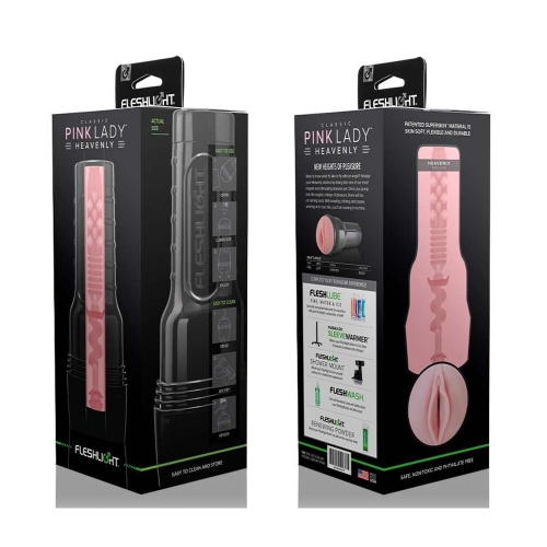 Мастурбатор вагіна рожевого кольору Fleshlight Lady Heavenly - 4