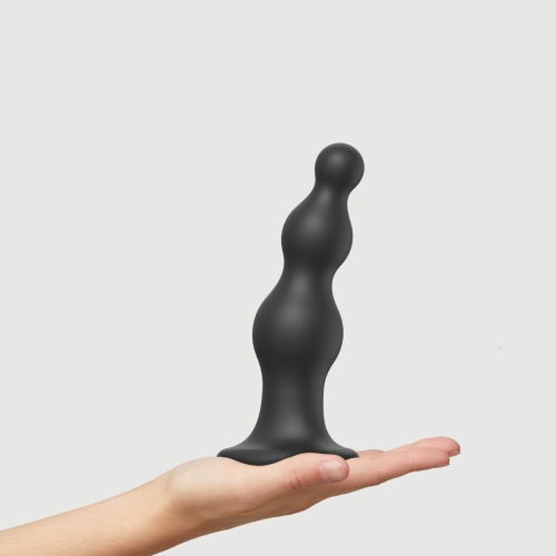 Насадка для страпону силіконова чорна Strap-On-Me Dildo розмір XL - 2