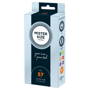 Презервативи Mister size 57 mm (мм) 10 штук Містер Сайз