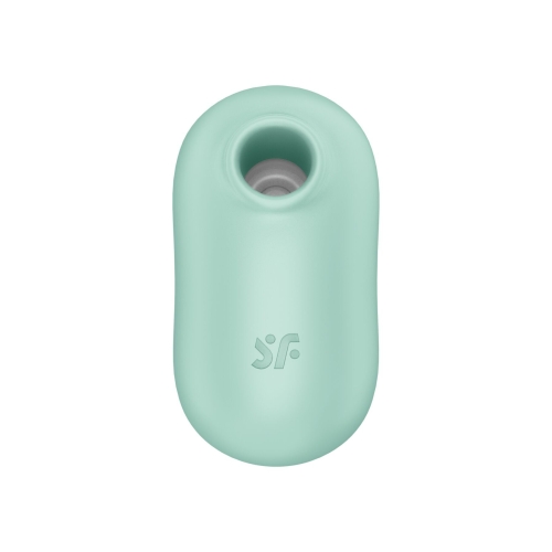 Вибратор с вакуумной стимуляцией клитора мятного цвета Satisfyer Pro To Go 2 - 6