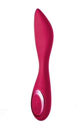 Вибратор гибкий для точки G красного цвета Dream Toys SPARKLING ELIZA - 1