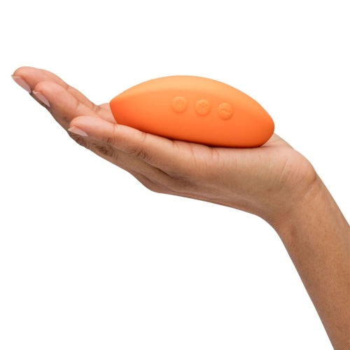 Вібратор для стимуляції клітора з підігрівом оранжевий We-Vibe Temp Tangerine - 8