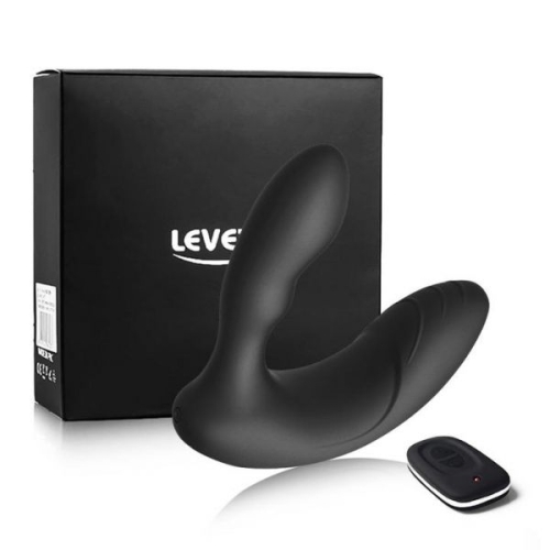 Массажер простаты с вибрацией и ПУ Levett черный - 2