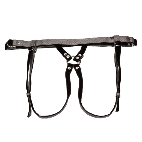 Трусики для страпона сірого кольору California еxotic novelties he Regal Duchess Silver - 8