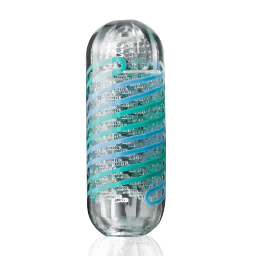 Мастурбатор для мужчин Tenga Spinner 04 Pixel COOL EDITION с упругой стимулирующей спиралью внутри - 1