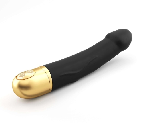 Вибратор черный Dorcel REAL VIBRATION M Gold - 3
