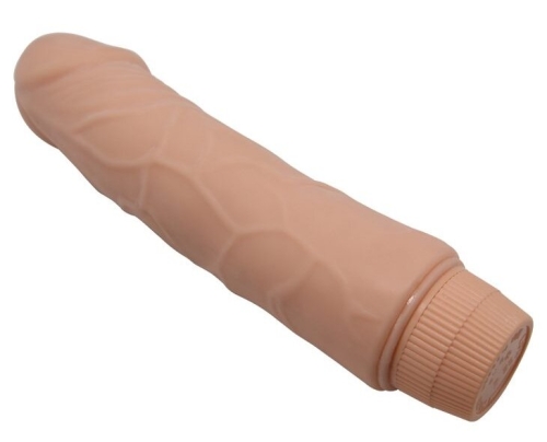 Вібратор реалістик бежевий BARBARA 7.6 Jeff MULTI-SPEED VIBRATOR - 8