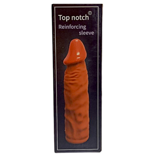 Реалістична насадка на член тілесного кольору Top-Notch Natural - 4