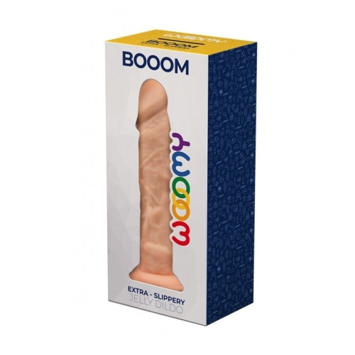 Фалоімітатор реалістичний на присосці тілесного кольору Wooomy Booom - 2