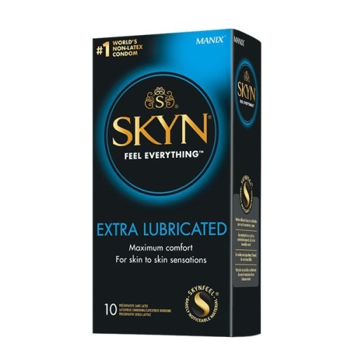 Презервативы ультратонкие из полиизопрена SKYN Extra Lube 10 штук - 2