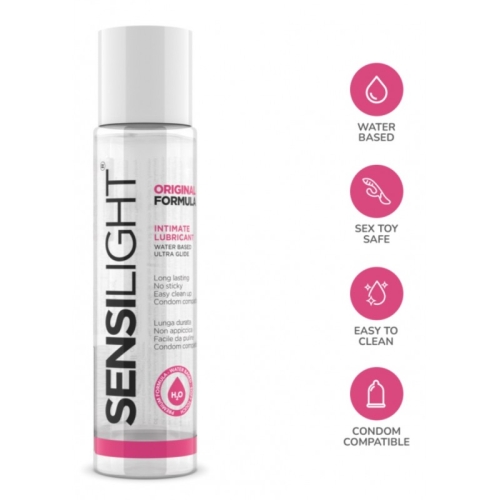 Лубрикант со смазывающим и увлажняющим эффектами на водной основе Intimateline Sensilight Original Formula 60мл - 3