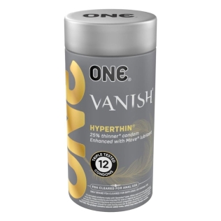 Презервативы супертонкие прозрачного цвета ONE Vanish 12 штук
