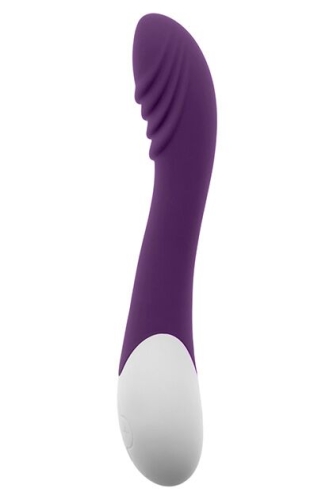 Вибратор для точки G водостойкий с функцией нагрева фиолетовый S Pleasures Premium Phoenix - 2