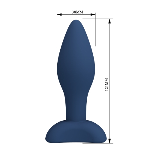 Анальная пробка силиконовая синяя LYBAILE MR.PLAY - Bulb Anal Plug размер L - 7