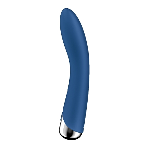 Вибратор вагинальный и для точки G с ротацией голубого цвета Satisfyer Spinning Vibe 1 - 3