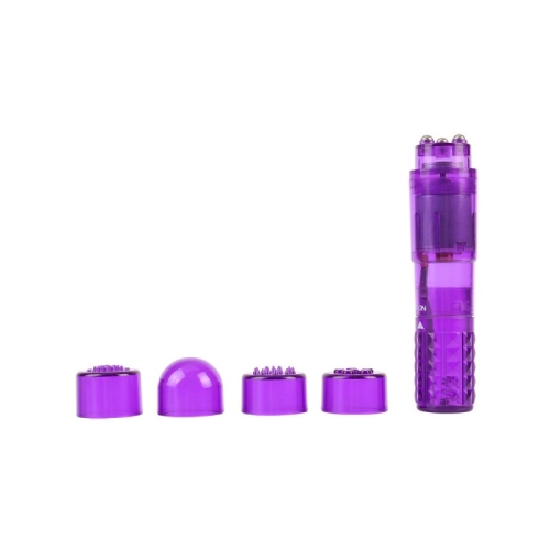 Кліторальний пластиковий стимулятор фіолетового кольору Chisa Тhe Ultimate Mini Massager - 2