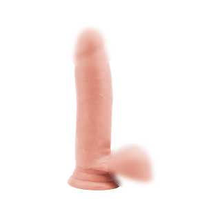 Фалоімітатор реалістичний на присоску бежевий Mr. DIXX 6.9INCH DUAL DENSITY