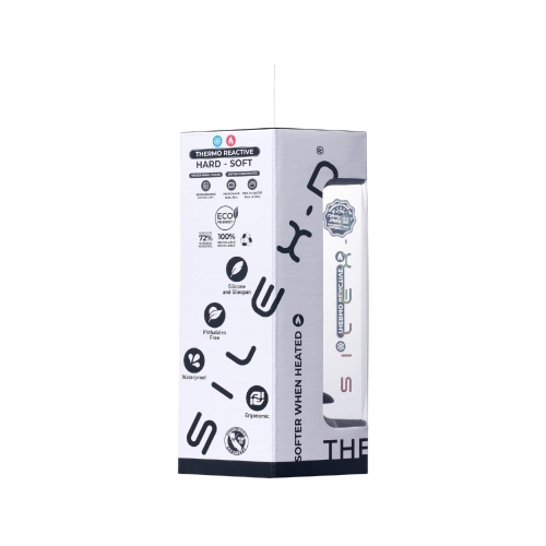 Анальная пробка термореактивная конической формы черная Silexd Plug Model 2 размер M - 8