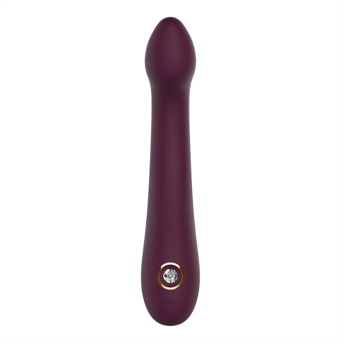 Вібратор для точки G зі стразом бордо Dream Toys Essentials - 4