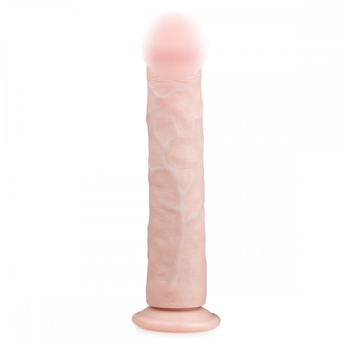 Фаллоимитатор реалстичный на присоске бежевый EasyToys Realistic Dildo 28,5 см - 1