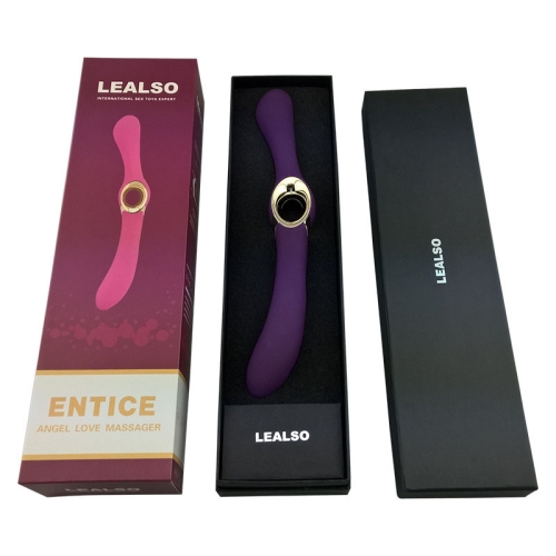 Двухсторонний вибратор силиконовый LEALSO - Angle Love Purple - 2