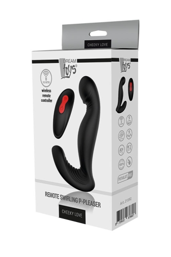 Масажер простати з бездротовим пультом ДУ водонепроникний lecheeky LOVE SWIRLING P-PLEASER - 2