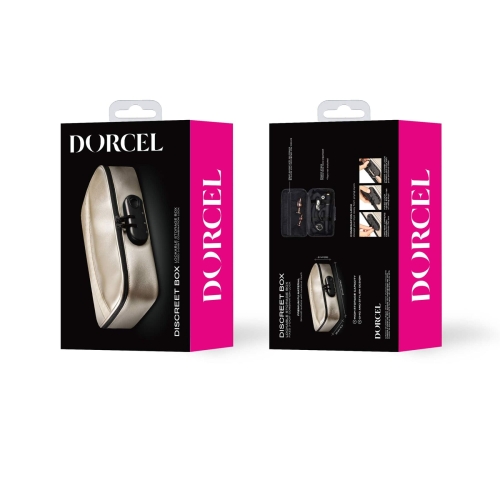 Кейс для игрушек золотистого цвета Dorcel Discreet box - 8