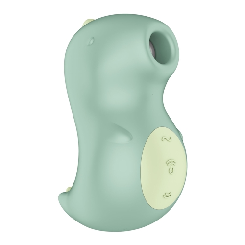 Вакуумный клиторальный стимулятор зеленый Satisfyer Din-OOH - 1