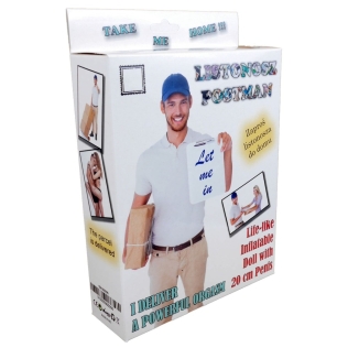Надувная кукла с напечатанным лицом и членом телесного цвета Boss of toys Boss Series Postman