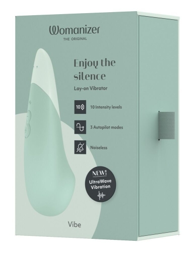 Вібратор для клітора білого кольору Womanizer Vibe Sage - 8