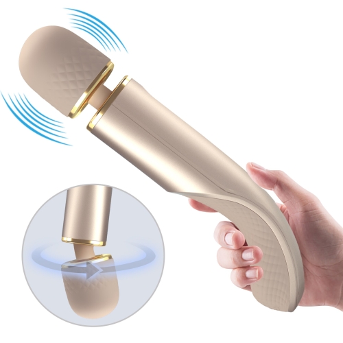 Вібромасажер золотистий мікрофон Lybaile PRETTY LOVE Interesting Massager Gold - 7