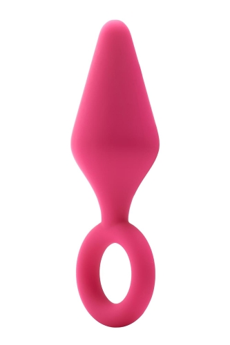 Анальний корок з кільцем рожевого кольору Dream Toys FLIRTS PULL PLUG - 3