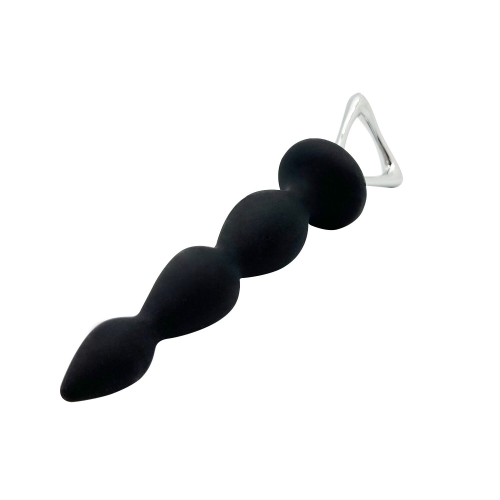 Анальний ланцюжок чорного кольору Adrien Lastic Alive Arrow II - 2