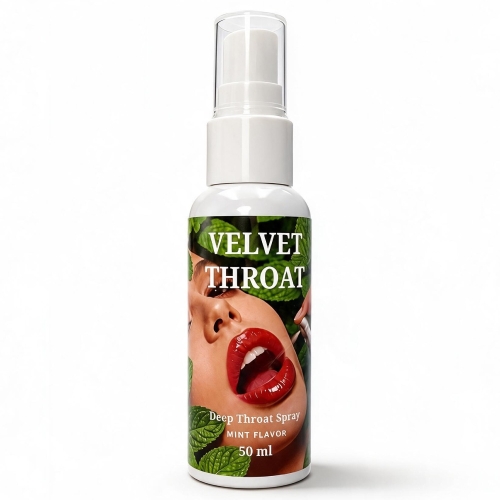 Спрей для глибокого мінету зі смаком м'яти Loveshop WOW Velvet Throat 50 мл - 2