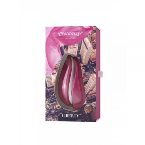 Безконтактний вібратор для клітора червоний Womanizer Liberty - 1