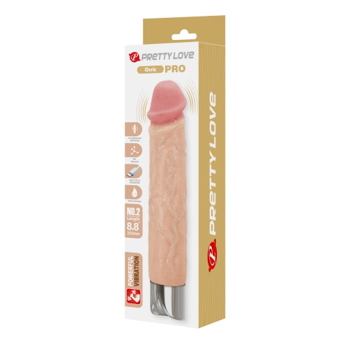 Вібратор реалістичний гелевий LYBAILE Pretty Love Osric Pro Realistic Vibrating Dildo - 10
