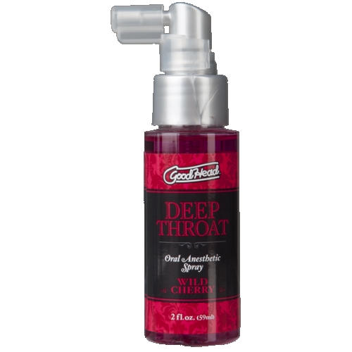 Спрей для минета Глубокая Глотка Doc Johnson GoodHead Deep Throat Spray – Wild Cherry Вишня (59 мл) - 1
