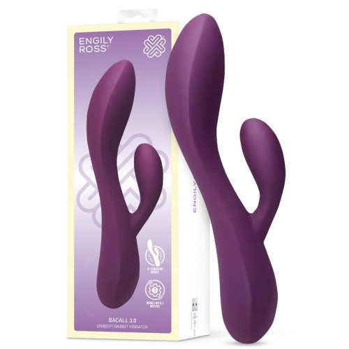 Вібратор для жінок для стимуляції клітора та зони G-spot Engily Ross Bacall Vibe Injected Liquified Silicone Double Motor - 1