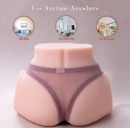 Секс-кукла торс с 3 режимами скорости и 7 режимами вибрации Vicky vibrating - 5