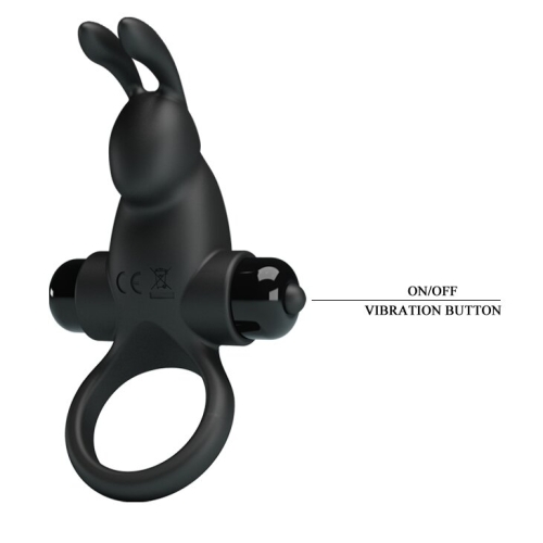 Кільце ерекційне з вібро-стимулятором клітора Pretty Love Vibrant penis ring I BI-210204 - 8