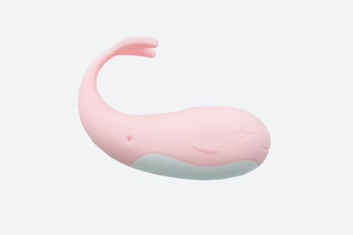Виброяйцо вагинальное с пультом ДУ цвет розовый Cottelli Collection Cute whale - 1
