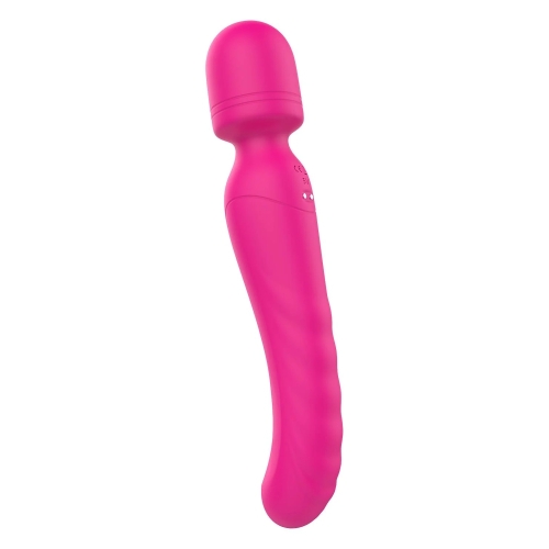 Вібратор-мікрофон із підігрівом силіконовий рожевий Dream Toys Essentials Heating Bodywand - 14