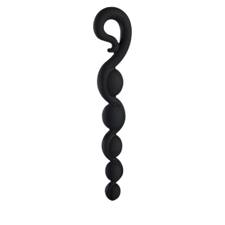 Анальные шарики Bendybeads Fun Factory черные