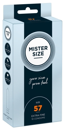 Презервативи Mister size 57 mm (мм) 10 штук Містер Сайз - 2