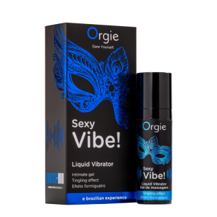 Жидкий вибратор со средней вибрацией для чувствительных Orgie Sexy Vibe 15 мл 
