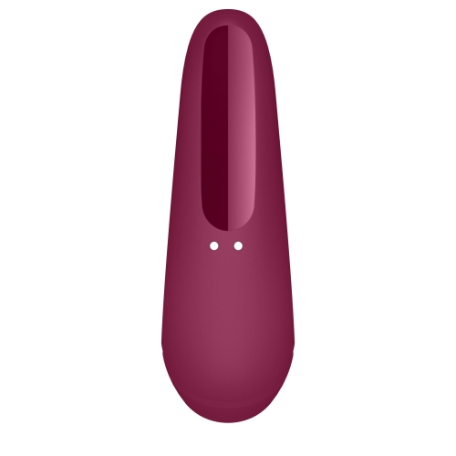Вакуумный клиторальный стимулятор Satisfyer Curvy 1 Сатисфаер Керви красный - 3
