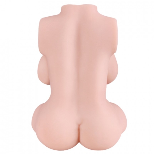 Мастурбатор с грудью Анус и Вагина телесного цвета Lustoy Rabbit Holes Vagina Ass - 3