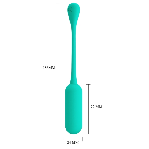 Віброяйце вагінальне з пультом управління зеленого кольору Lybaile Pretty Love Lechies Dream chaser 5 - 7