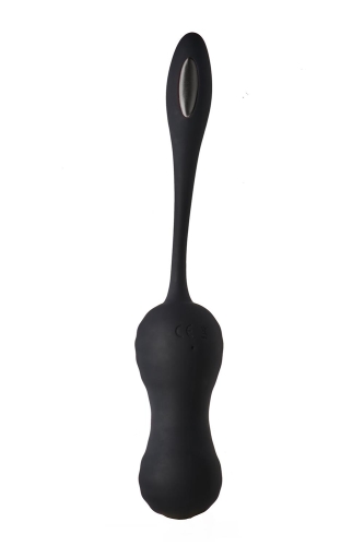 Віброяйце чорного кольору з пультом ДК Dream Toys DARK DESIRES VIRGINIA - 4