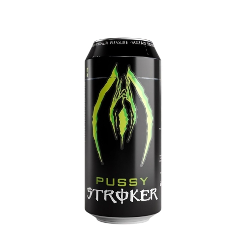 Мастурбатор вагина монстра в виде банки энергетика зеленого цвета Alive Pussy Stroker Monster - 1